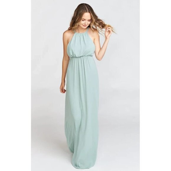 Show Me Your MuMu Womens Amanda Maxi Dress Size‎ Medium MBM6-263 SS46 - Picture 1 of 8